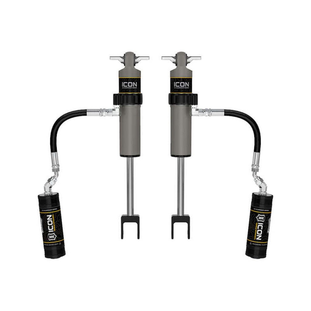 Icon Vehicle Dynamics 2.5 VS Remote Reservoir Front Shock Pair - 0-3.5 in Lift | 2015-2019 GMC Sierra 2500 - Stateside Performance - Shocks and Struts - ICON - Icon Vehicle Dynamics 2.5 VS Remote Reservoir Front Shock Pair - 0-3.5 in Lift | 2015-2019 GMC Sierra 2500