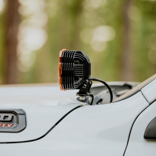 KC HiLiTES A - Pillar Ditch Light Mount Bracket - Pair | 2019 - 2024 RAM 3500 - Stateside Performance - Light Mounts - KC HiLiTES - KC HiLiTES A - Pillar Ditch Light Mount Bracket - Pair | 2019 - 2024 RAM 3500