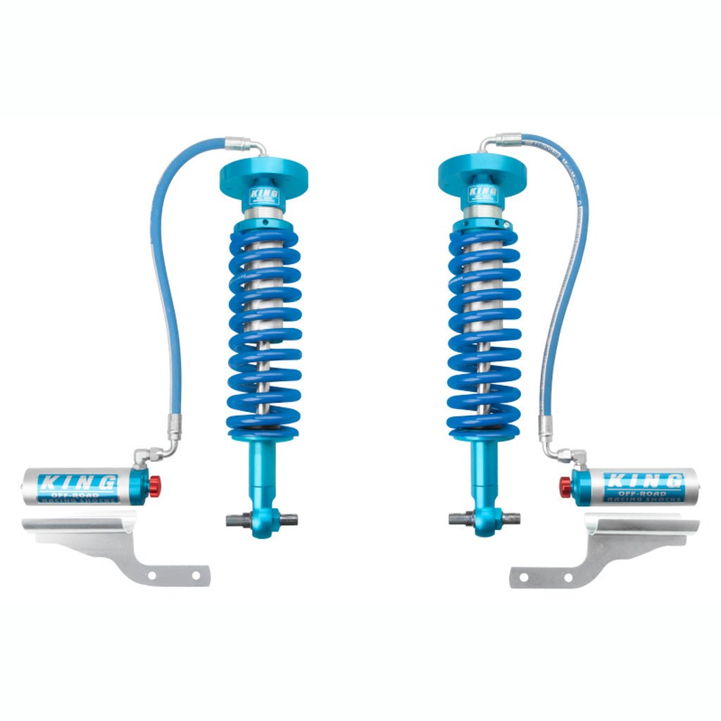 King Shocks 2.5 Remote Reservoir Coilover Shocks w/ Adjuster - Front Pair | 2023-2025 Ford F150 Raptor - Stateside Performance - Coilovers - King Shocks - King Shocks 2.5 Remote Reservoir Coilover Shocks w/ Adjuster - Front Pair | 2023-2025 Ford F150 Raptor