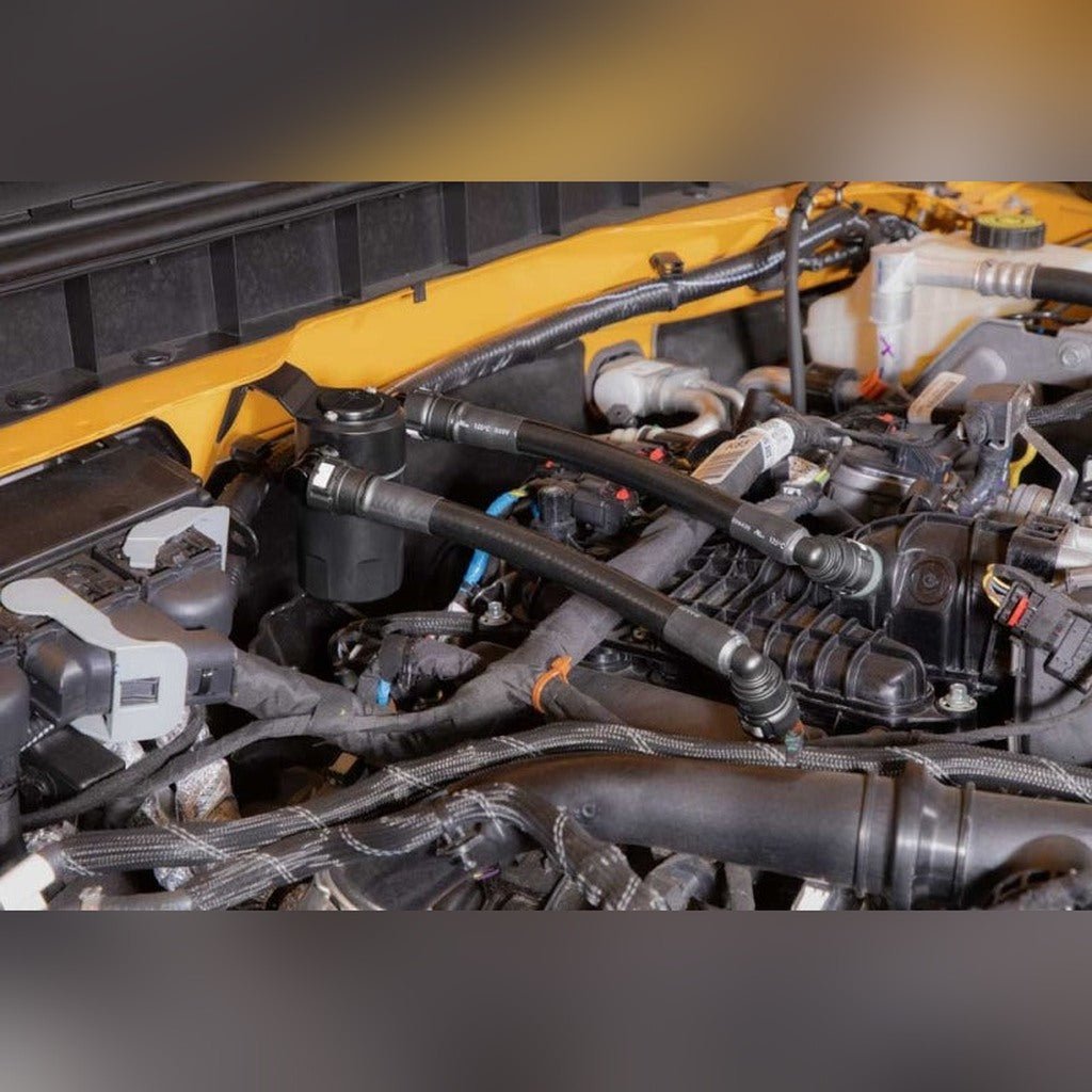 K&N Air Oil Separator Catch Can | 2021-2025 Ford Bronco - Stateside Performance - Oil Separators - K&N Engineering - K&N Air Oil Separator Catch Can | 2021-2025 Ford Bronco