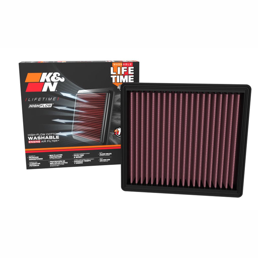 K&N High-Flow Replacement Air Filter | 2023-2026 Ford F350 Super Duty - Stateside Performance - Air Filters - Drop In - K&N Engineering - K&N High-Flow Replacement Air Filter | 2023-2026 Ford F350 Super Duty