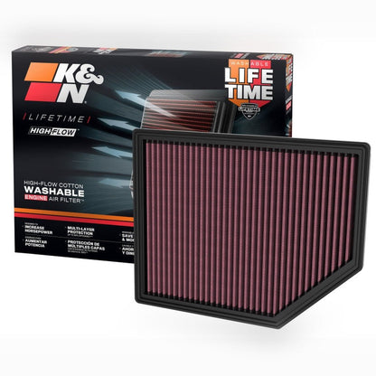 K&N High-Flow Replacement Air Filter | 2024-2026 Ford Ranger - Stateside Performance - Air Filters - Drop In - K&N Engineering - K&N High-Flow Replacement Air Filter | 2024-2026 Ford Ranger