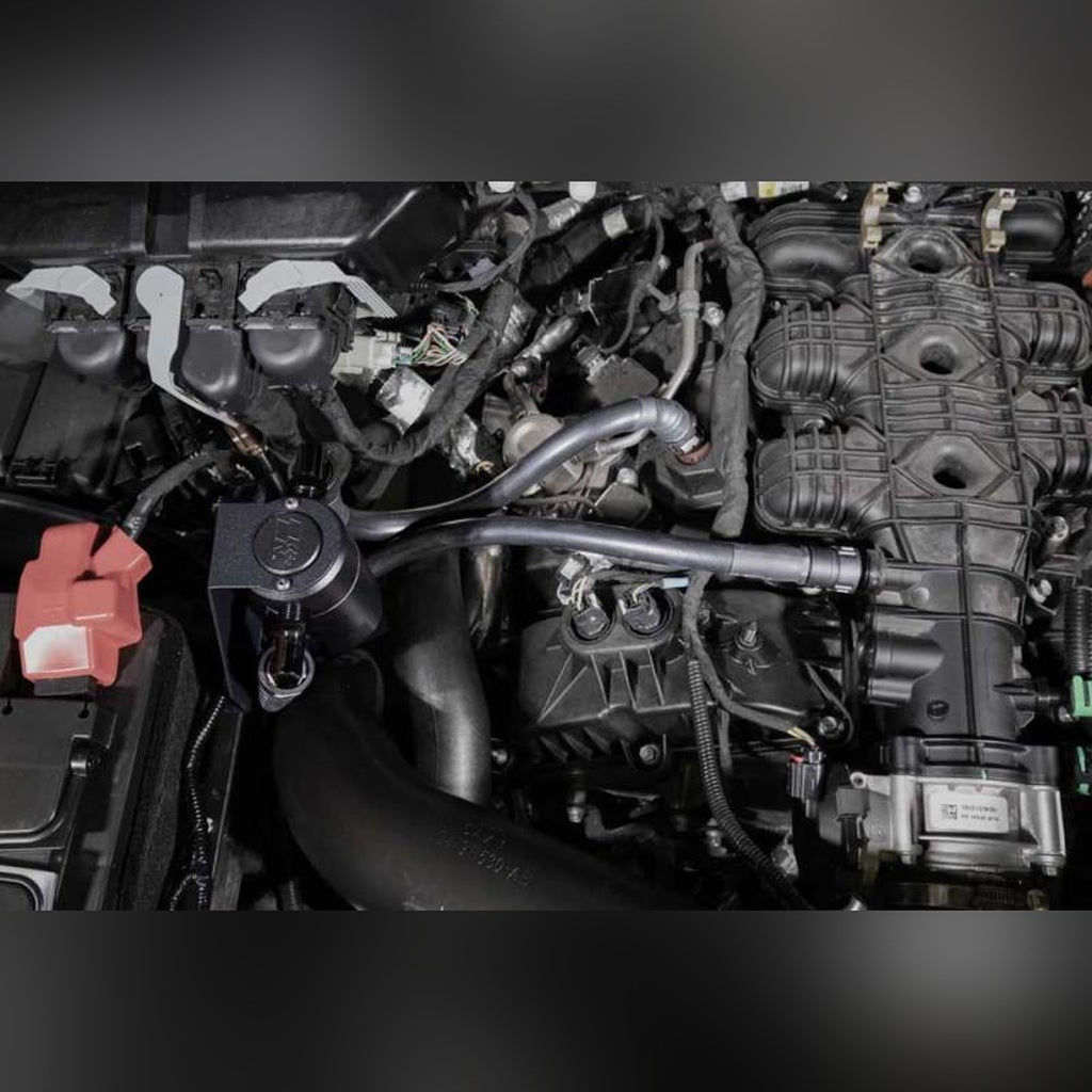 K&N Oil Catch Can Separator - 3.5L V6 Gas | 2021-2025 Ford F150 Raptor - Stateside Performance - Oil Separators - K&N Engineering - K&N Oil Catch Can Separator - 3.5L V6 Gas | 2021-2025 Ford F150 Raptor