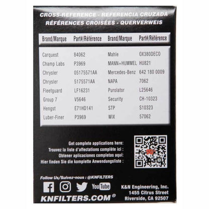 K&N Performance Cartridge Oil Filter | 2020 Ram 1500 - Stateside Performance - Oil Filters - K&N Engineering - K&N Performance Cartridge Oil Filter | 2020 Ram 1500