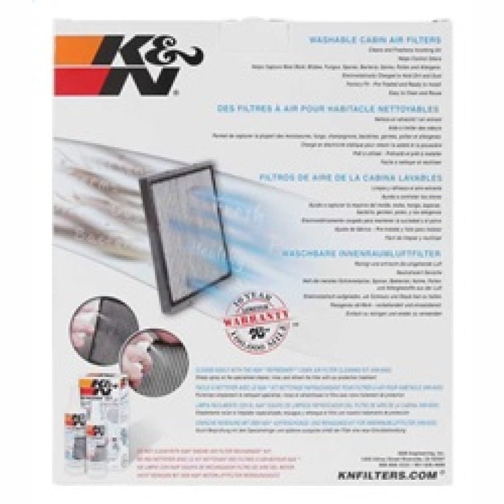 K&N Washable Cabin Air Filter | 2015 - 2017 Ford Mustang - Stateside Performance - Cabin Air Filters - K&N Engineering - K&N Washable Cabin Air Filter | 2015 - 2017 Ford Mustang
