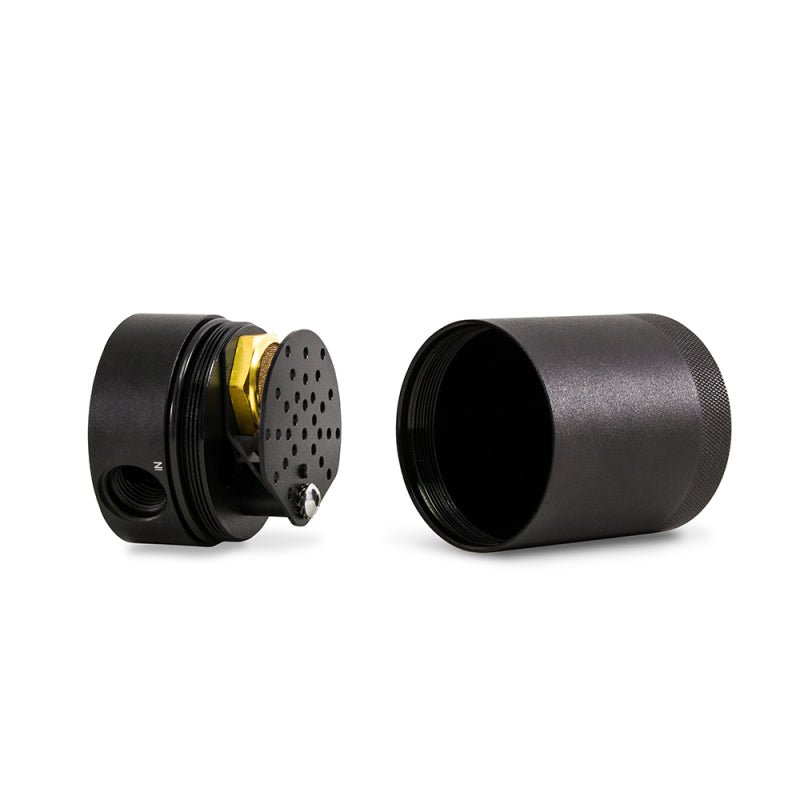 Mishimoto 2.3L Baffled Oil Catch Can PCV Side - Black | 2021-2024 Ford Bronco - Stateside Performance - Oil Catch Cans - Mishimoto - Mishimoto 2.3L Baffled Oil Catch Can PCV Side - Black | 2021-2024 Ford Bronco