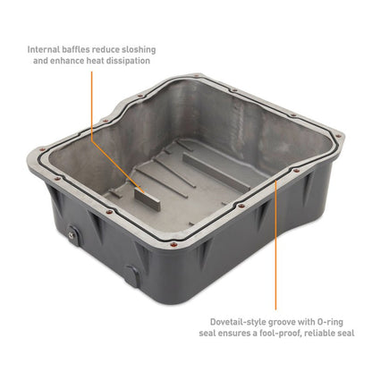 Mishimoto Cast Aluminum Transmission Pan - Duramax Allison A1000 | 2015-2019 Chevy Silverado 3500HD - Stateside Performance - Transmission Pans - Mishimoto - Mishimoto Cast Aluminum Transmission Pan - Duramax Allison A1000 | 2015-2019 Chevy Silverado 3500HD