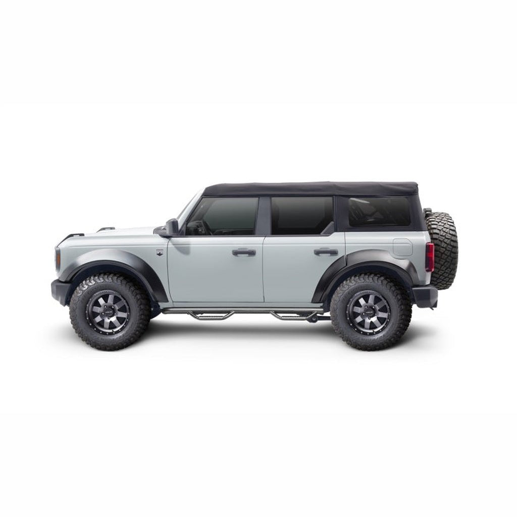 N-Fab Nerf Step Wheel-to-Wheel Side Steps - 3 in SRW, Textured Black, 4 Door | 2022-2025 Ford Bronco Raptor - Stateside Performance - Side Steps - N-Fab - N-Fab Nerf Step Wheel-to-Wheel Side Steps - 3 in SRW, Textured Black, 4 Door | 2022-2025 Ford Bronco Raptor