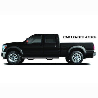 N-Fab RS Nerf Step Bars - Cab Length, Textured Black | 2020-2026 GMC Sierra 3500HD - Stateside Performance - Side Steps - N-Fab - N-Fab RS Nerf Step Bars - Cab Length, Textured Black | 2020-2026 GMC Sierra 3500HD