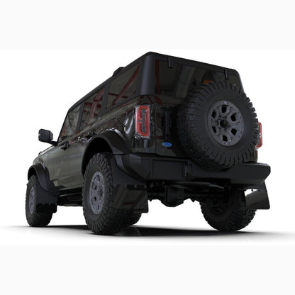 Rally Armor UR Mud Flaps - Black with Orange Logo | 2021 - 2025 Ford Bronco - Stateside Performance - Mud Flaps - Rally Armor - Rally Armor UR Mud Flaps - Black with Orange Logo | 2021 - 2025 Ford Bronco