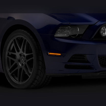 Raxiom Axial Series LED Side Marker Lights - Smoked | 2010-2014 Ford Mustang - Stateside Performance - Sidemarkers & Indicators - Raxiom - Raxiom Axial Series LED Side Marker Lights - Smoked | 2010-2014 Ford Mustang