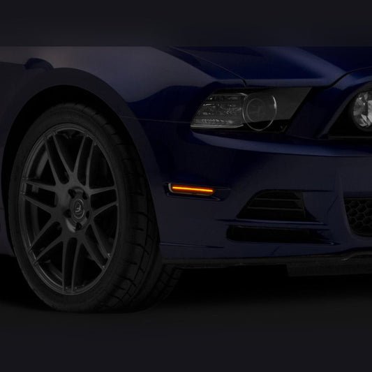 Raxiom Axial Series LED Side Marker Lights - Smoked | 2010-2014 Ford Mustang - Stateside Performance - Sidemarkers & Indicators - Raxiom - Raxiom Axial Series LED Side Marker Lights - Smoked | 2010-2014 Ford Mustang