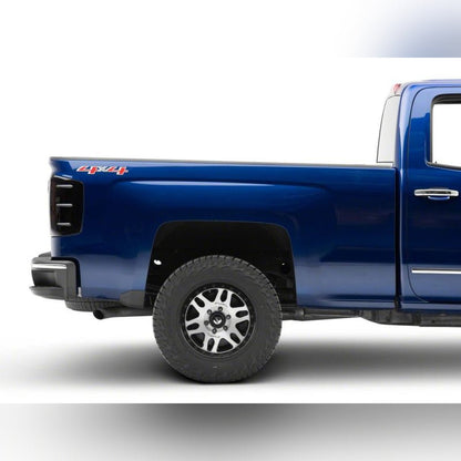 Raxiom Axial Series LED Tail Lights - Black Housing, Smoked Lens | 2015-2019 Chevy Silverado 2500HD - Stateside Performance - Tail Lights - Raxiom - Raxiom Axial Series LED Tail Lights - Black Housing, Smoked Lens | 2015-2019 Chevy Silverado 2500HD