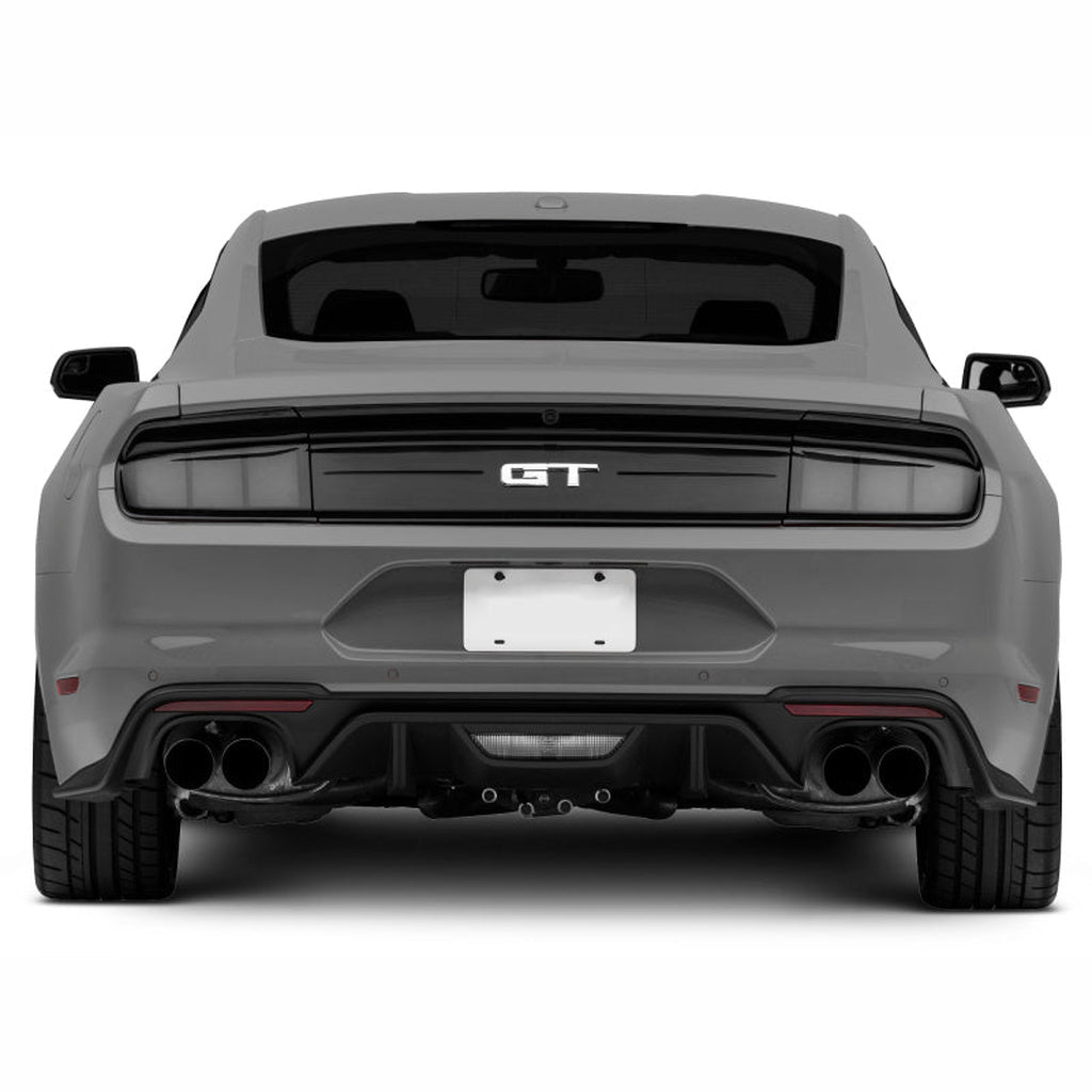 Raxiom Profile LED Tail Lights - Gloss Black Housing, Smoked Lens | 2018-2023 Ford Mustang - Stateside Performance - Tail Lights - Raxiom - Raxiom Profile LED Tail Lights - Gloss Black Housing, Smoked Lens | 2018-2023 Ford Mustang