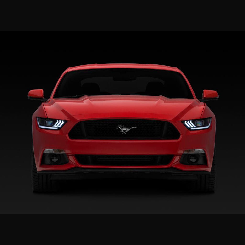 Raxiom Projector Headlights - Black Housing, Clear Lens, OEM HID Bulbs | 2018-2022 Ford Mustang - Stateside Performance - Headlights - Raxiom - Raxiom Projector Headlights - Black Housing, Clear Lens, OEM HID Bulbs | 2018-2022 Ford Mustang