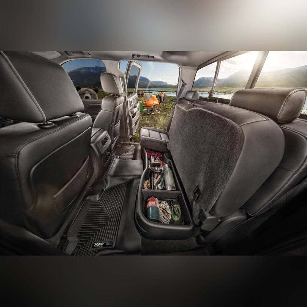 Husky Liners GearBox Extended Cab Under Seat Storage Box - 68.5 in | 2007-2013 Chevy Silverado 3500HD