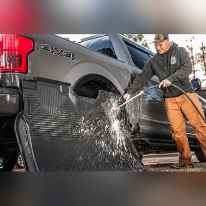 Husky Liners WeatherBeater Front & Rear Floor Liners - Black, SuperCab | 2017-2022 Ford F250 Super Duty