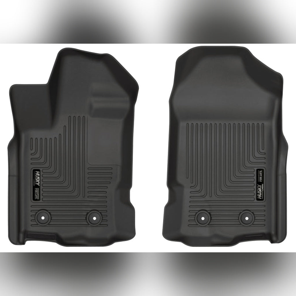 Husky Liners WeatherBeater Floor Liners SuperCrew & SuperCab - Black | 2019-2023 Ford Ranger