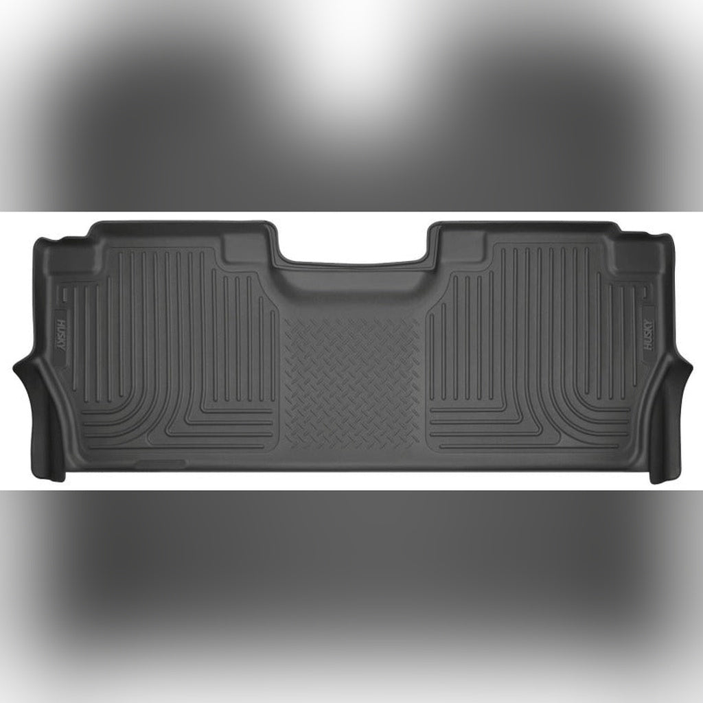 Husky Liners WeatherBeater Rear Floor Liners - Black | 2021-2025 Ford F150