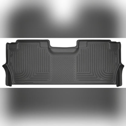 Husky Liners WeatherBeater Rear Floor Liners - Black | 2023-2026 Ford F250 Super Duty