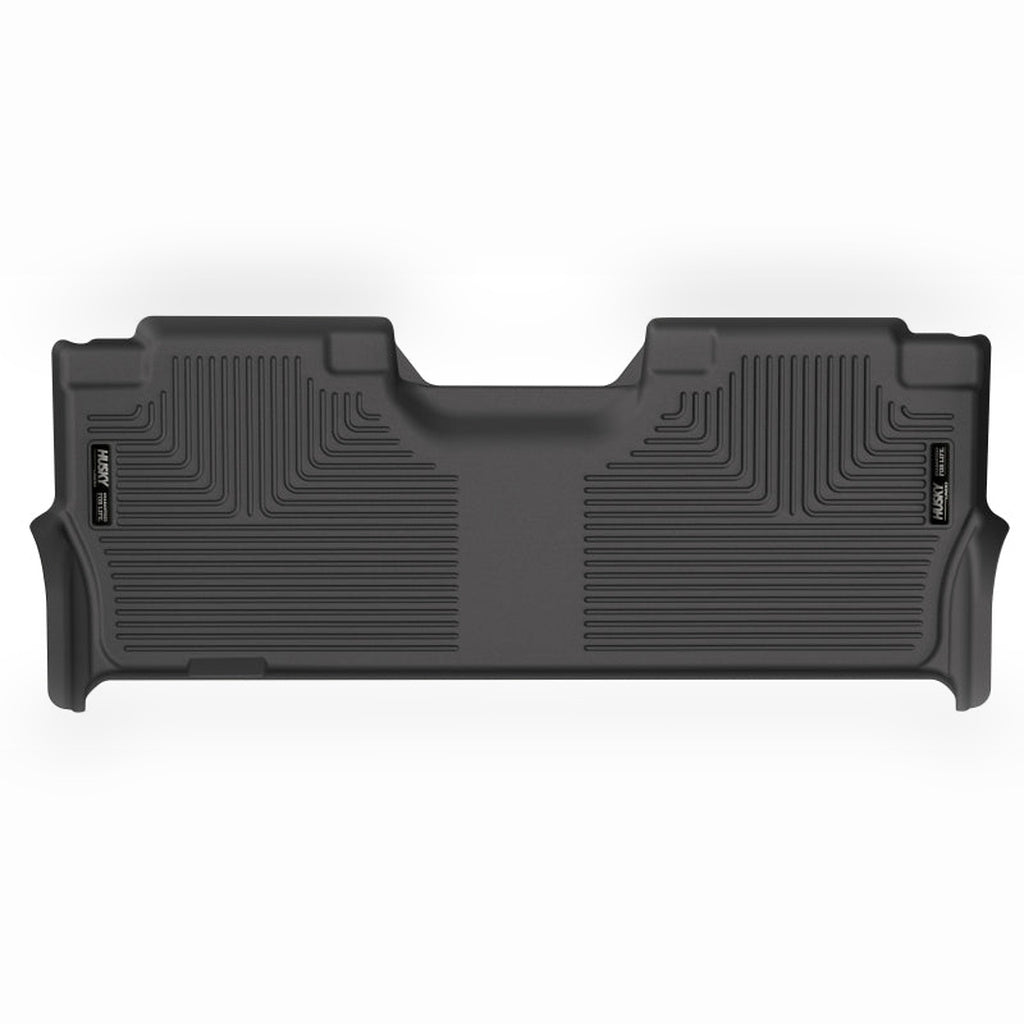 Husky Liners WeatherBeater Rear Floor Liners - Black | 2017-2022 Ford F350 Super Duty