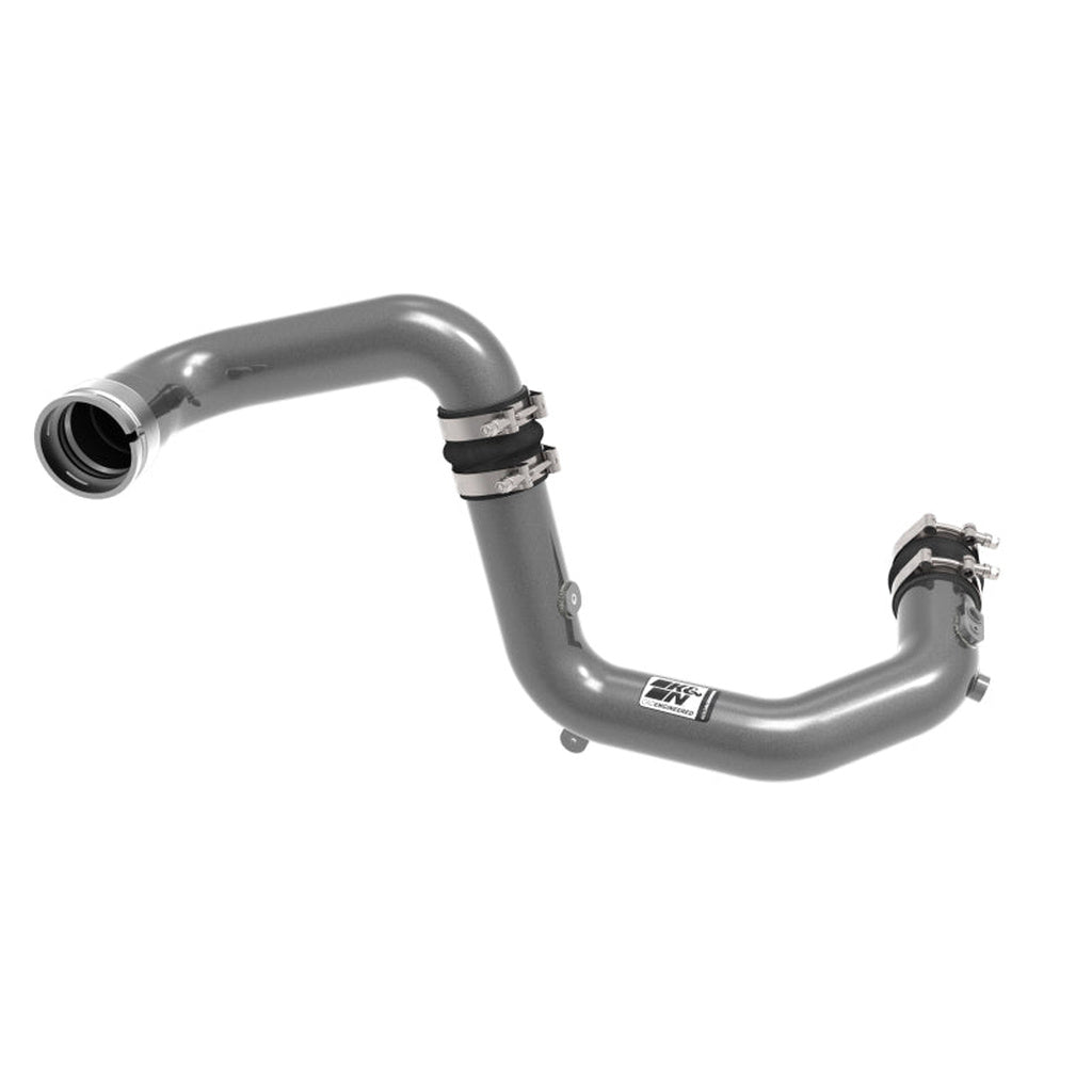 K&N Aluminum Charge Pipe Kit - Gunmetal Gray | 2023-2025 Ford Bronco Raptor