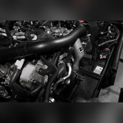 K&N Aluminum Charge Pipe Kit - Gunmetal Gray | 2023-2025 Ford Bronco Raptor