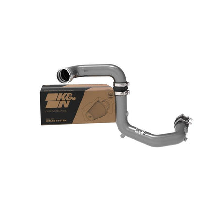 K&N Aluminum Charge Pipe Kit - Gunmetal Gray | 2023-2025 Ford Bronco Raptor