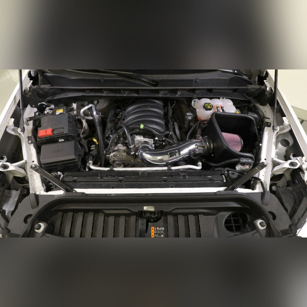 K&N 63 Series AirCharger Cold Air Intake Kit - 5.3L/6.2L V8 | 2019-2026 Chevy Silverado 1500