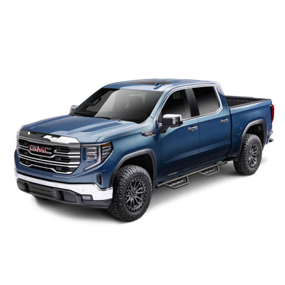 N-Fab RS Nerf Step Bars - Cab Length, Textured Black | 2019-2026 Chevy Silverado 1500
