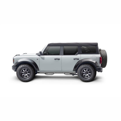 N-Fab Nerf Step Wheel-to-Wheel Side Steps - 3 in SRW, Textured Black, 4 Door | 2021-2025 Ford Bronco