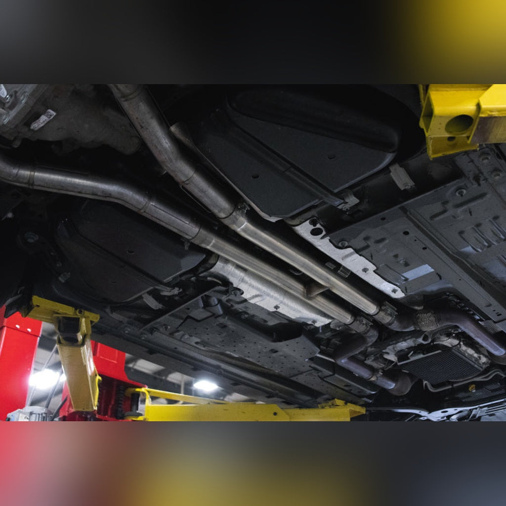 Roush Cat-Back H-Pipe - 2.5 in, 5.0L V8 | 2015-2017 Ford Mustang