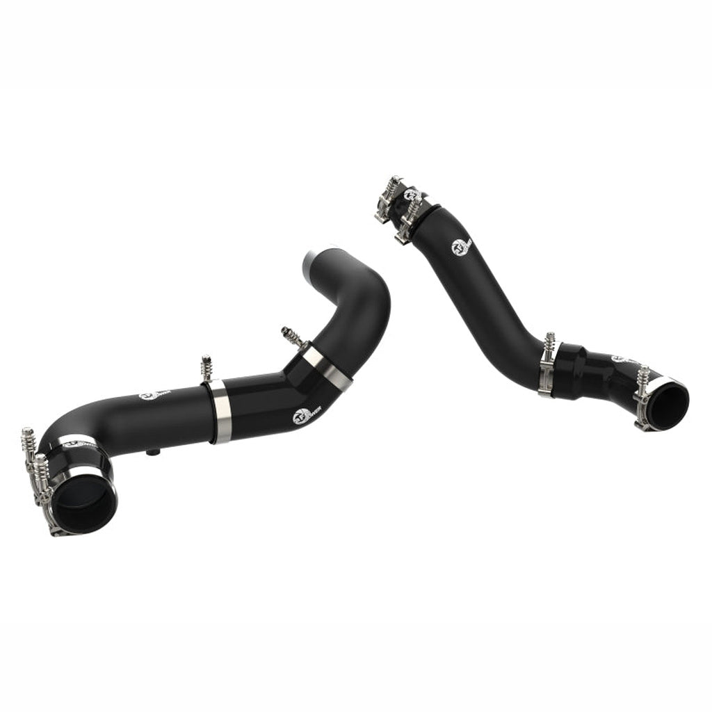 aFe BladeRunner 3 in Aluminum Hot & Cold Charge Pipe Kit - Black | 2016-2018 Ram 1500