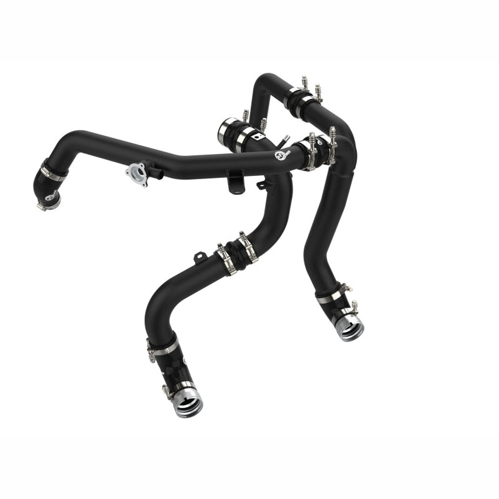 aFe BladeRunner Aluminum Hot & Cold Charge Pipe Kit - Black | 2021-2025 Ford Bronco