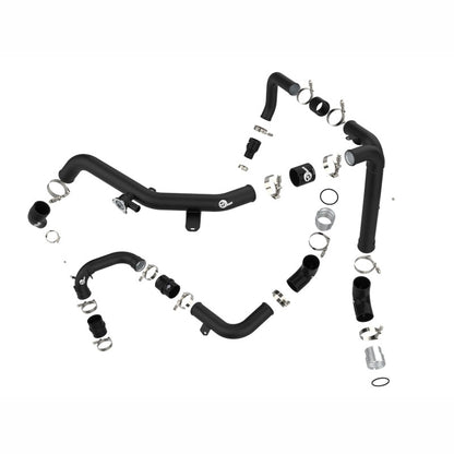 aFe BladeRunner Aluminum Hot & Cold Charge Pipe Kit - Black | 2021-2025 Ford Bronco