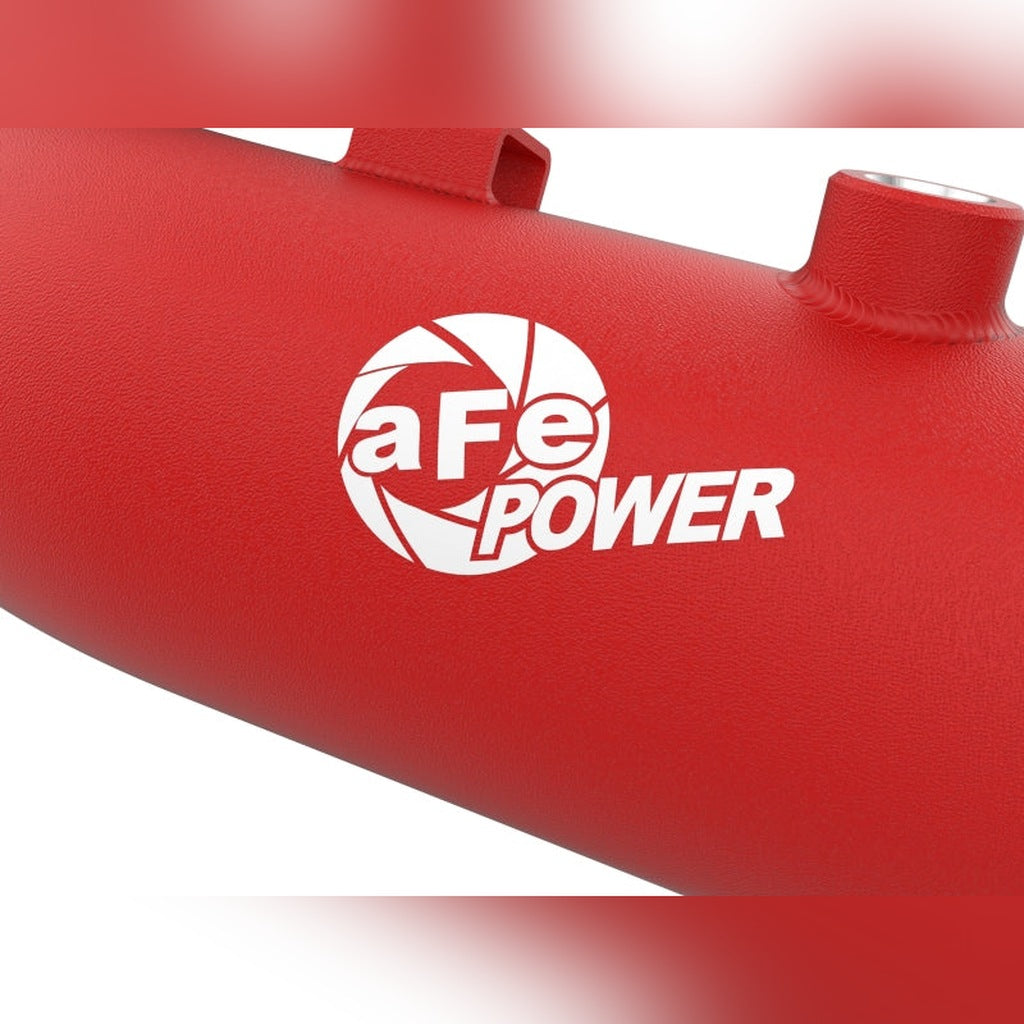 aFe BladeRunner Aluminum Hot & Cold Charge Pipe Kit - Red, 6.7L V8 | 2023-2025 Ford F250 Super Duty