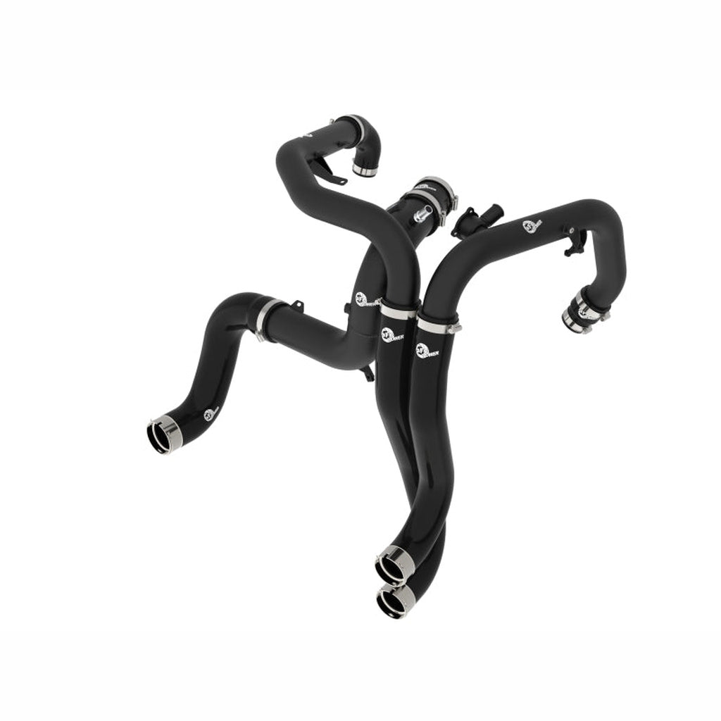 aFe BladeRunner Aluminum Hot and Cold Charge Pipe Kit - Black | 2022-2025 Ford Bronco Raptor