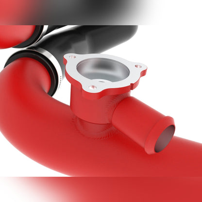 aFe BladeRunner Aluminum Hot and Cold Charge Pipe Kit - Red | 2022-2025 Ford Bronco Raptor
