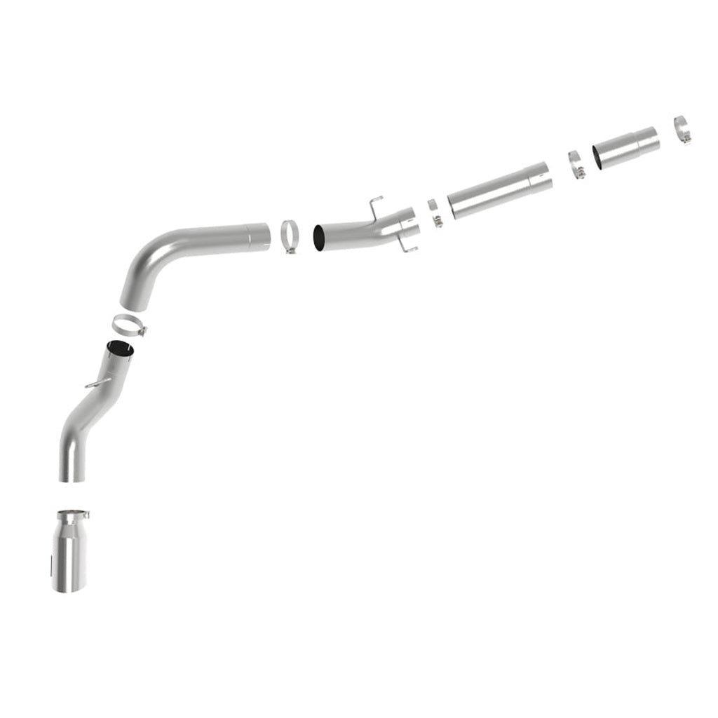 aFe ATLAS DPF-Back Aluminized Steel Exhaust System - 5 in, Polished Tip | 2019-2025 Ram 2500
