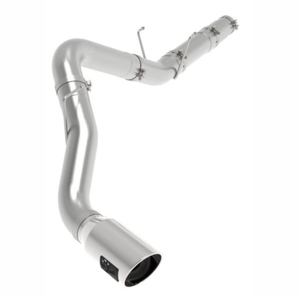 aFe ATLAS DPF-Back Aluminized Steel Exhaust System - 5 in, Polished Tip | 2019-2025 Ram 2500