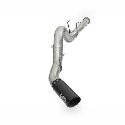 aFe ATLAS DPF-Back Aluminized Steel Exhaust System - 5 in, Black Tip | 2017-2022 Ford F250 Super Duty