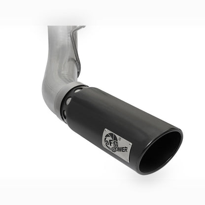 aFe ATLAS DPF-Back Aluminized Steel Exhaust System - 5 in, Black Tip | 2017-2022 Ford F250 Super Duty