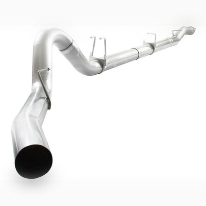 aFe ATLAS DPF-Back Aluminized Steel Exhaust System - 5 in, Polished Tip | 2017-2022 Ford F250 Super Duty