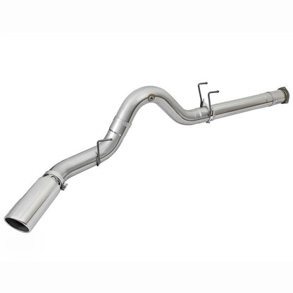 aFe ATLAS DPF-Back Aluminized Steel Exhaust System - 5 in, Polished Tip | 2017-2022 Ford F250 Super Duty