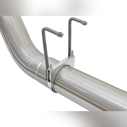 aFe ATLAS DPF-Back Aluminized Steel Exhaust System - 5 in, Polished Tip | 2017-2022 Ford F250 Super Duty