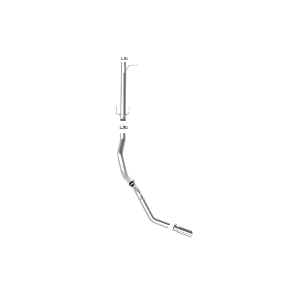 aFe Apollo GT Series Axle-Back Exhaust - 3.5 in 409 SS, Polished Tip, No Muffler | 2017-2022 Ford F250 Super Duty