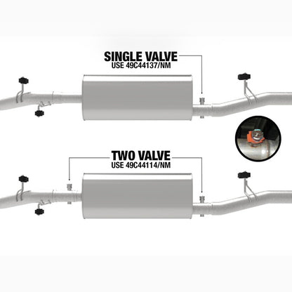 aFe Apollo GT Series Muffler Delete Pipe - 3 in 409 SS | 2019-2020 Chevy Silverado 1500