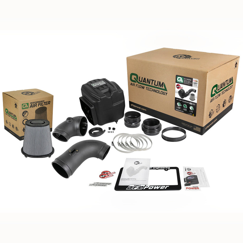 aFe Quantum Pro DRY S Cold Air Intake System | 2007-2010 GMC Sierra 3500HD