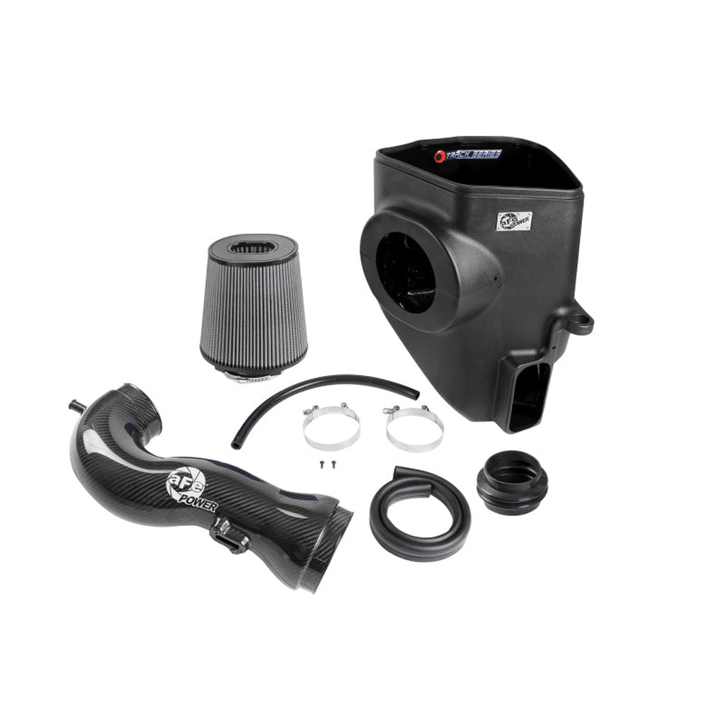 aFe Track Series Carbon Fiber Cold Air Intake System w/ Pro Dry S Filters - 5.3L/6.2L | 2019-2026 Chevy Silverado 1500