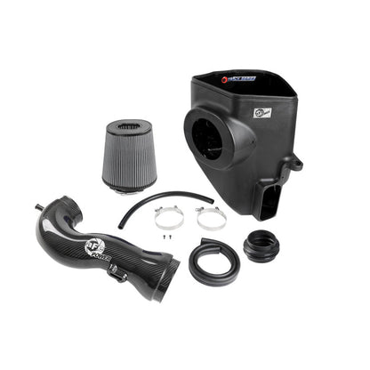 aFe Track Series Carbon Fiber Cold Air Intake System w/ Pro Dry S Filters - 5.3L/6.2L | 2019-2026 Chevy Silverado 1500